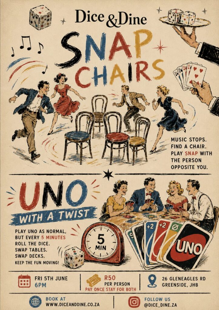 Snap Chairs and UNO with a Twist